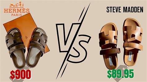 hermes sandals dupe wide|hermes sandals vs steve madden.